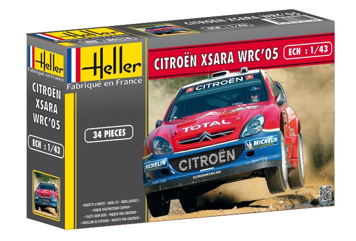 80114HL Автомобиль  Ситроен XSARA WRC 05 (1:43)