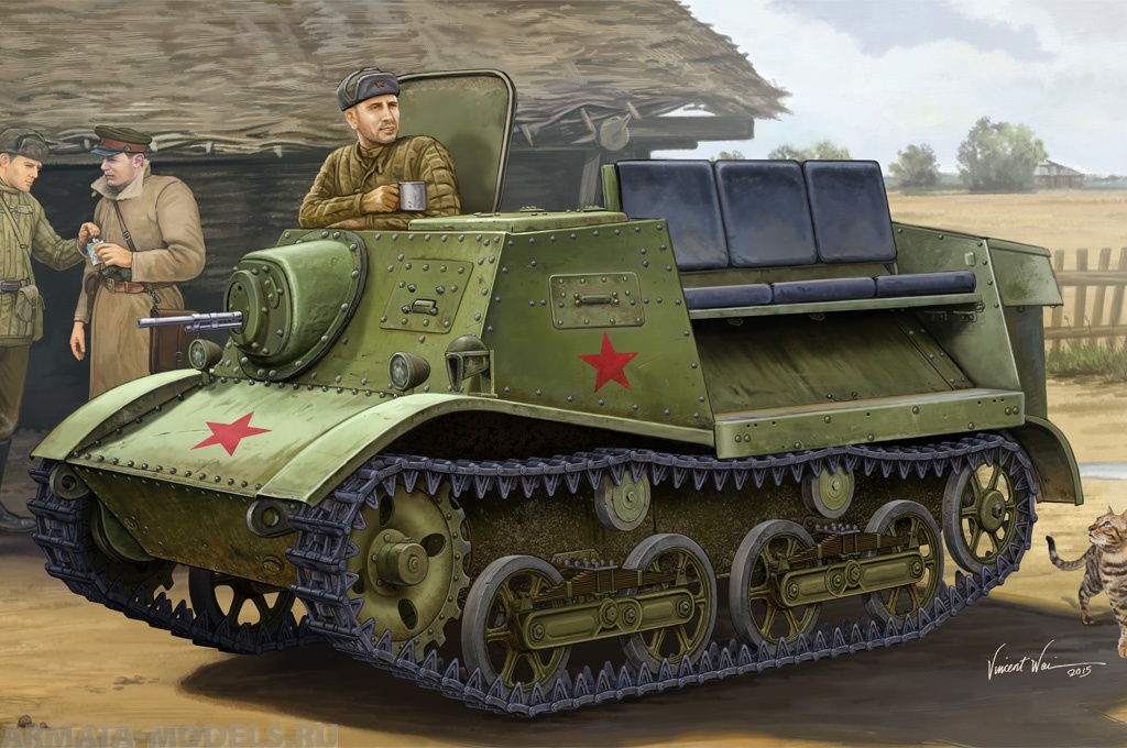 83847 Soviet T-20 Armored Tractor Komsomolets 1938 Hobby Boss