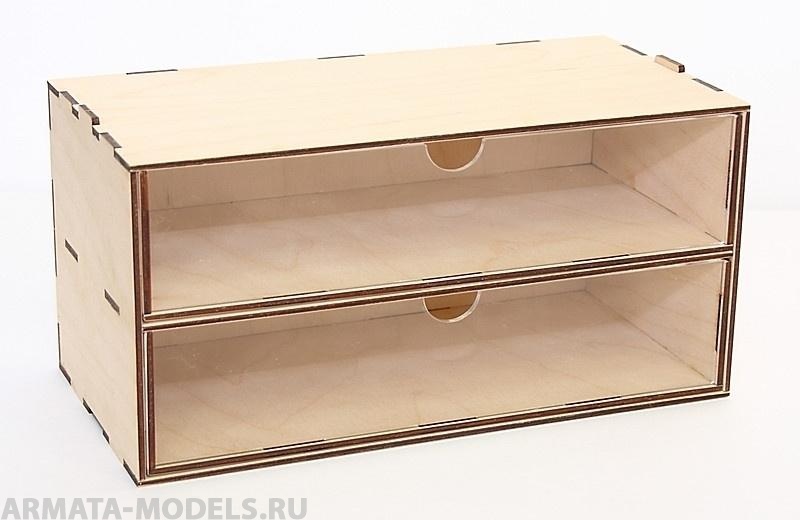 MWP-0010-22 Касcетный модуль-органайзер на 2 широких ящика.