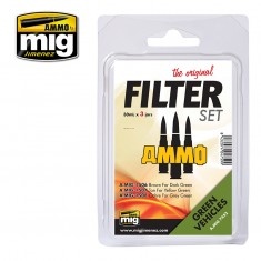 AMIG7452 Ammo Mig Набор фильтров FILTER SET FOR GREEN VEHICLES