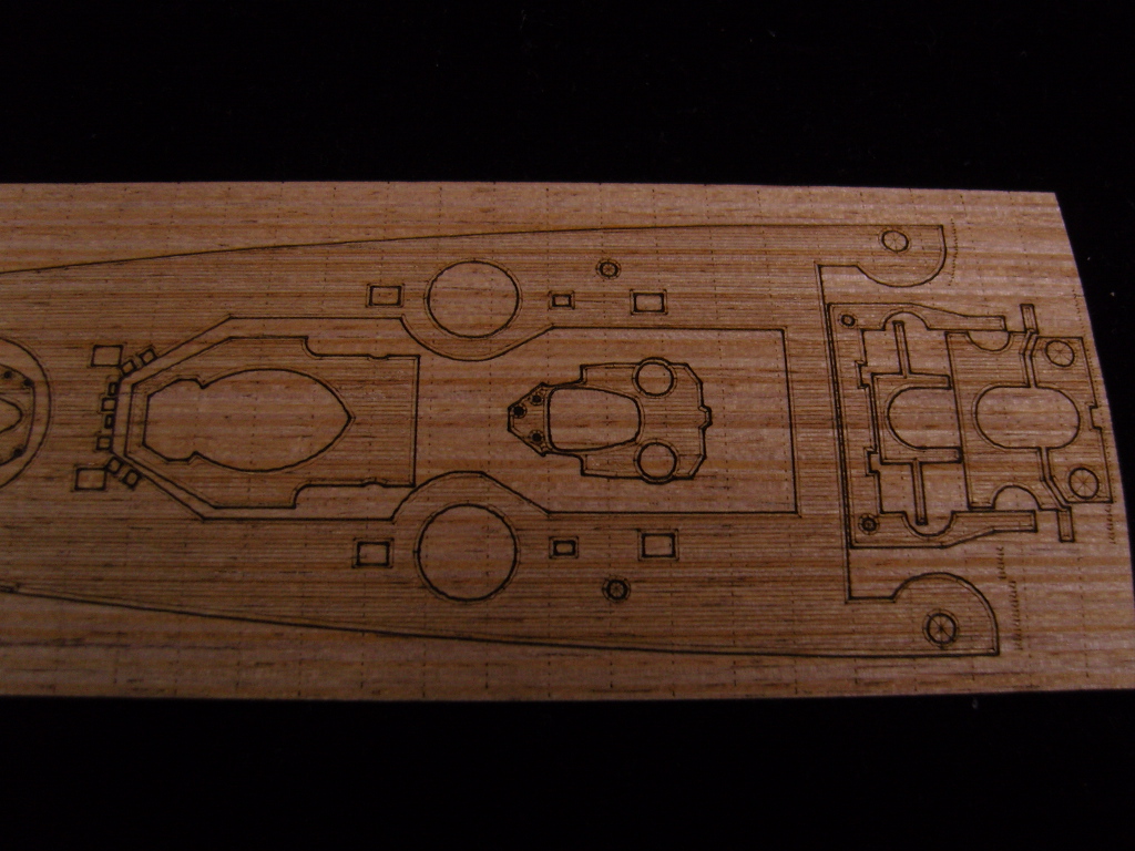 AW20050 Деревянная палуба для DKM Scharnhorst