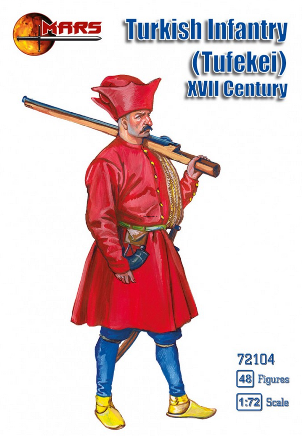 72104MR Фигуры Turkish Infantry (Tufekei) 17 cent. 1/72
