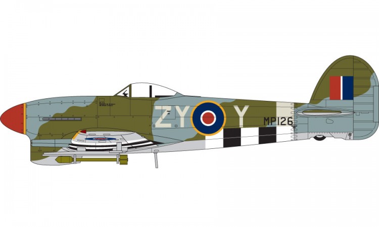 A02041 Самолет Hawker Typhoon IB Airfix
