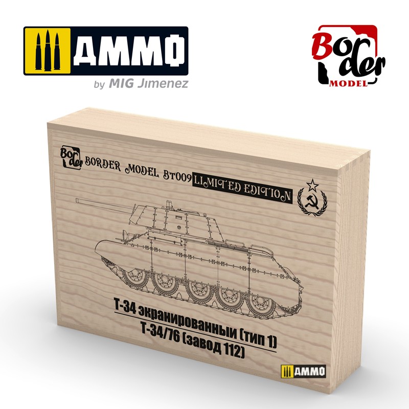 BT009 Советский средний танк Limited Edition T-34E & T-34/76 (Factory 112) - 2 BORDER MODELS