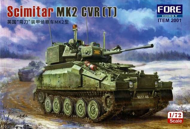 2001FH Сборная модель FV107 Scimitar Mark 2 Fore Hobby