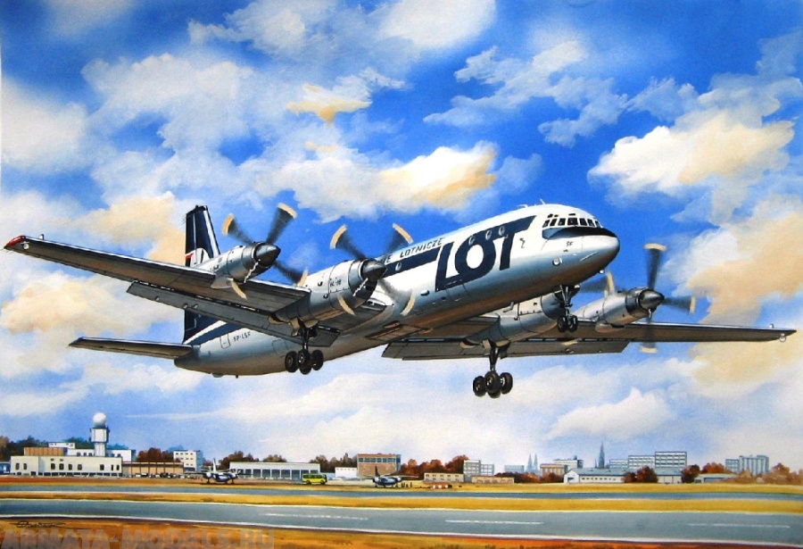 ЕЕ14465 Авиалайнер Ил-18 экспорт