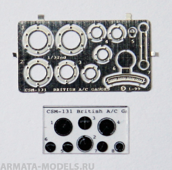 A32-131 British Gauge Set