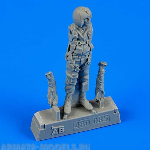 480085AERO 480085 Фигура USAF Fighter Pilot Vietnam War 1960-75 1/48 AEROBONUS