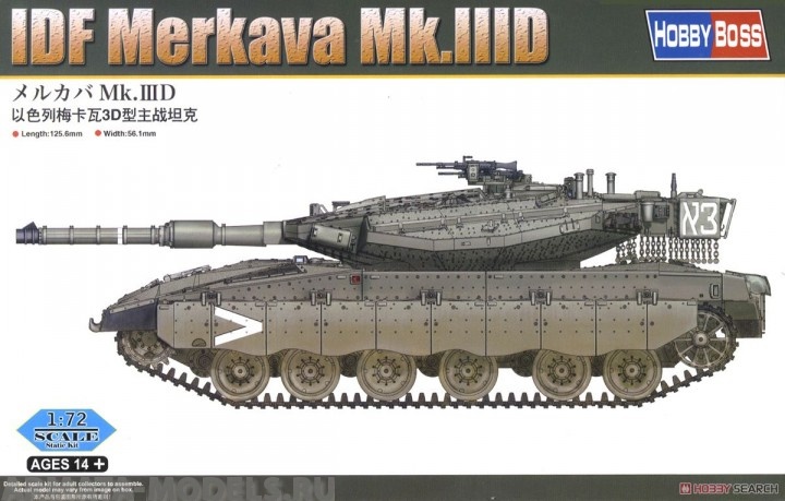 82916 Танк IDF Merkava Mk.IIID 1/72 Hobby Boss
