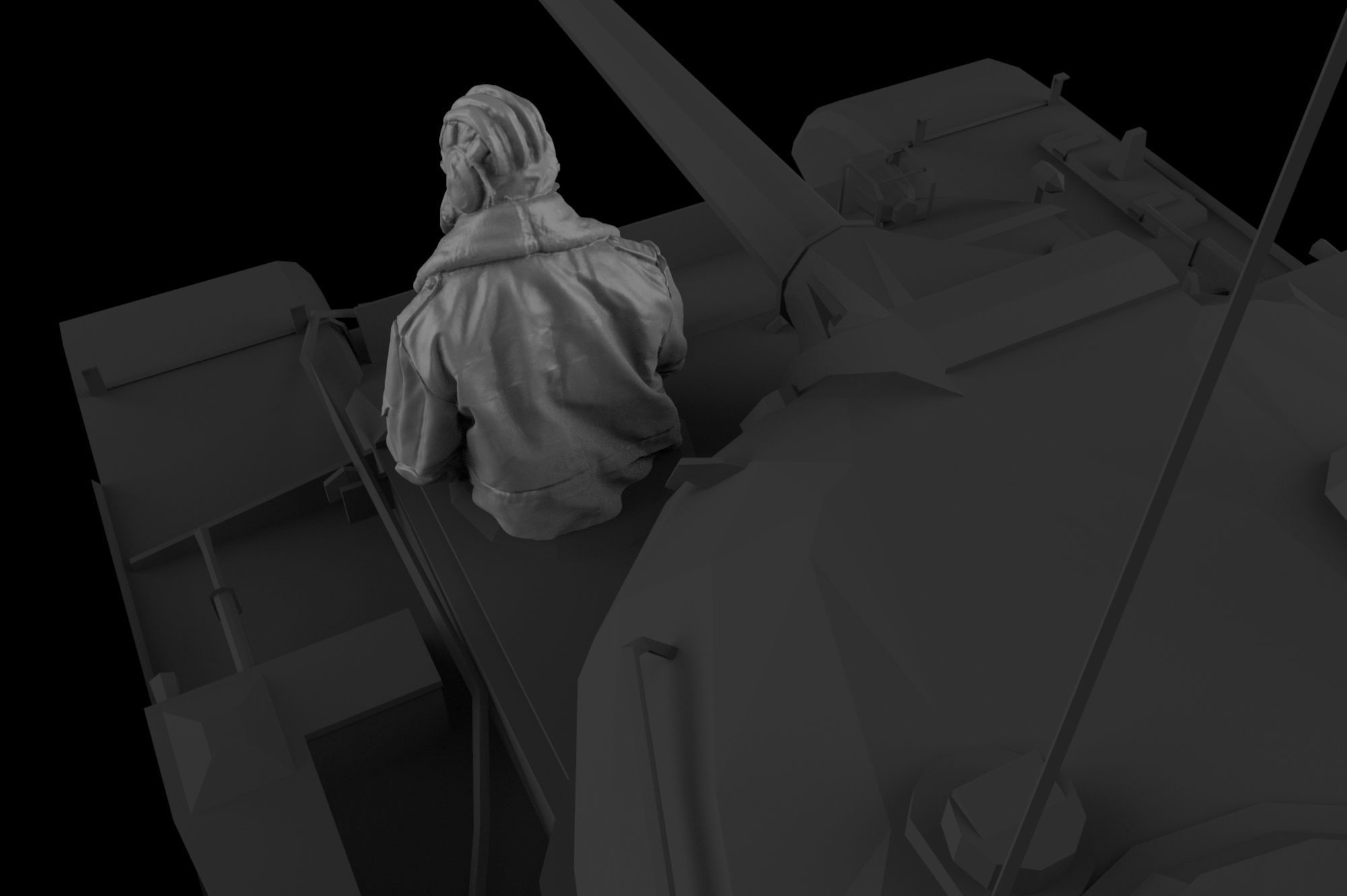 AM3710 Фигура танкиста №1 (Не для свободной продажи) Arma Models