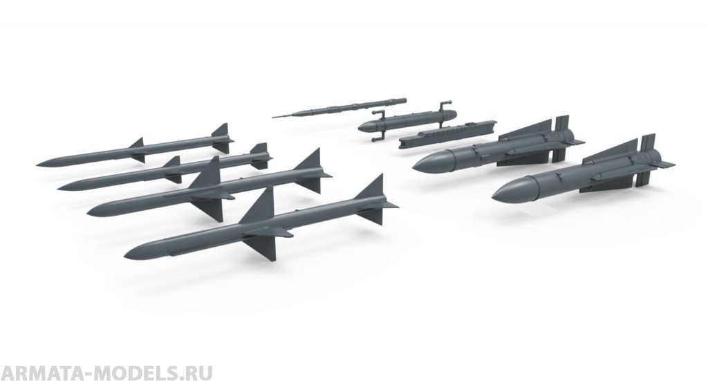 SPS-044  U.S. LONG/MEDIUM-RANGE AIR-TO-AIR MISSILES 1/48 Meng