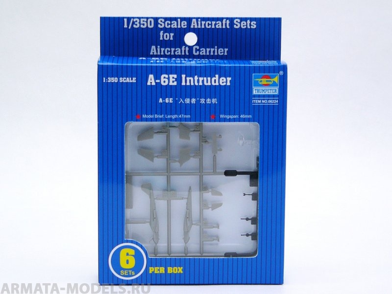 06224 Самолет  A-6Е Интрудер (6шт)  Trumpeter