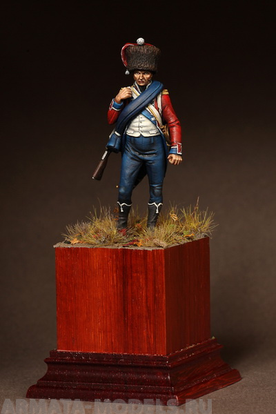 5416SOGA Cornet of the Carabiniers Company of the 15th Light Infantry Regiment. France 1812. SOGA Miniatures
