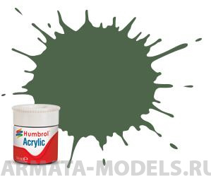 AB0252EP Краска акриловая 252 RLM 82 Olivgrun Matt -14ml Acrylic Paint