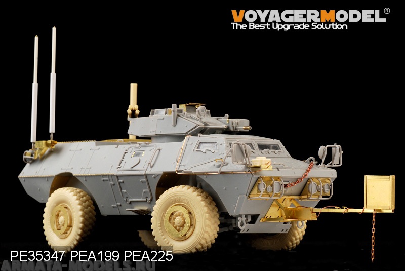 PEA199 Набор фототравления для 1/35 Modern US Army M1117 Road Wheels (For TRUMPETER)