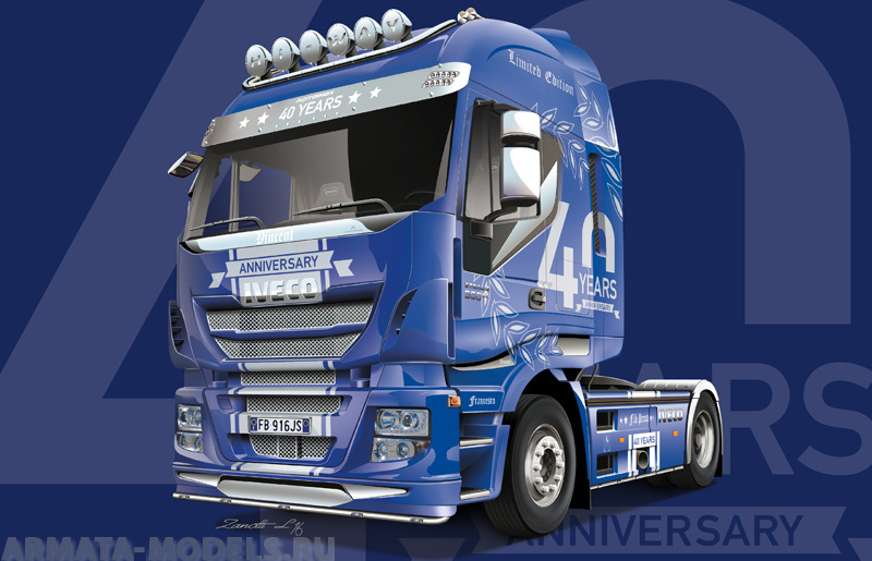 3919ИТ Грузовик IVECO Show Truck Italeri