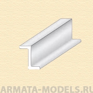 EVG752 Z-профиль пластиковый, 2 мм, 4 шт/упак