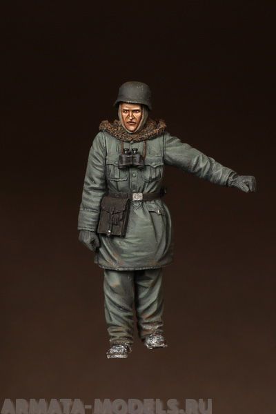 3593SOGA WSS officer for anti-aircraft artillery. SOGA Miniatures
