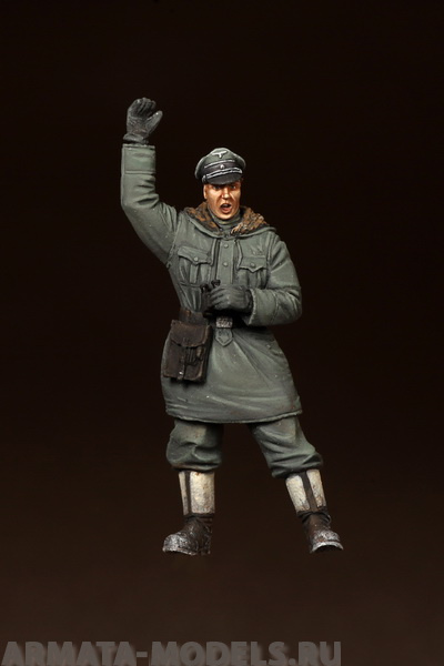 35100SOGA WSS officer for anti-tank or anti-aircraft artillery. SOGA Miniatures