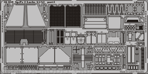 36059ED  SpaePz.2 Luchs A1/A2 for Revell kit 1/35