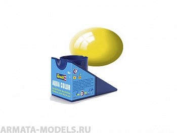 36112 Аква-краска желтая глянцевая