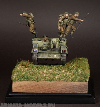 SOGA-19 Crew british infantrymans for Universal Carrier.