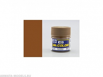 C043 Краска 10мл  WOOD BROWN