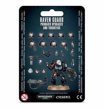 55-13GW Набор улучшений для Примарисов Гвардии Ворона (Raven Guard Primaris Upgrades and Transfers)