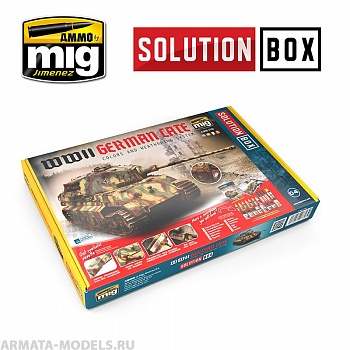 AMIG7703 Ammo Mig Подарочный набор WWII GERMAN LATE SOLUTION BOX 17мл